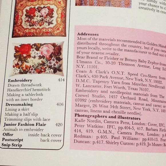 Golden Hands Magazine Knitting dressmaking Needlecraft Part 21 Vol 2 Guide 70s - Picture 4 of 12